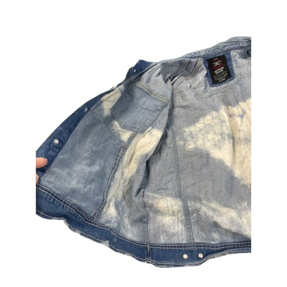 Jordan Craig Legacy Edition Mens Acid Wash distressed street Denim Jacket XL - Picture 11 of 15
